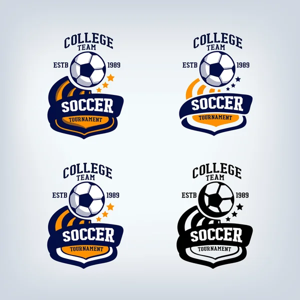 Soccer Logo ภาพเวกเตอร์สต็อก Soccer Logo ภาพประกอบที่ปลอดค่าลิขสิทธิ์ -  หน้า 2 | Depositphotos