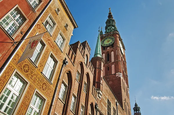 Das Rathaus von Danzig — Stockfoto