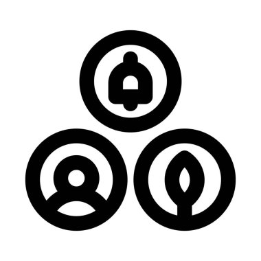 Ecology Warning minimal icon for modern and professional environmental safety projects