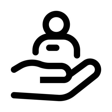 Customer Care professional icon for modern and creative support and service design projects