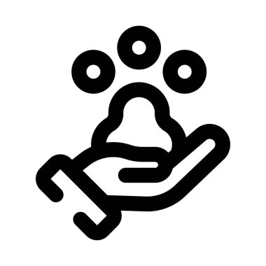 Pet Care unique icon for modern and professional animal wellness and service design projects