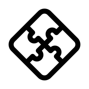 Puzzle creative icon for modern and professional problem-solving and game design projects