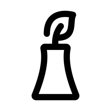 Eco Power Plant modern icon for professional and creative renewable energy projects