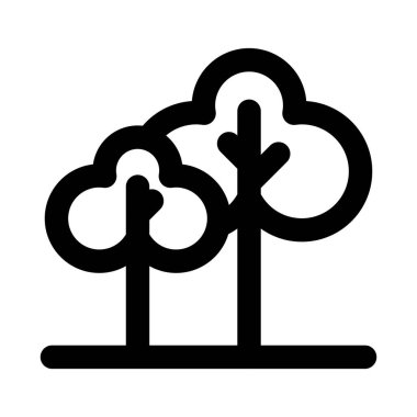 Tree modern icon for professional and creative nature, environment, and ecology projects