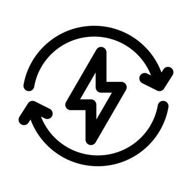Recharge Energy modern icon for professional and creative power and eco-friendly projects