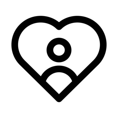 Love Man creative icon for modern and professional romance, relationship, and emotion projects