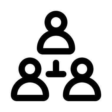 Stakeholder professional icon for modern and creative business, management, and team projects