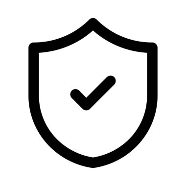 Shield modern icon for professional and creative protection, security, and safety projects