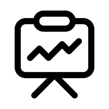 Statistics Icon, Creative Outline Design for Data, Analysis, Graphs, and Reports