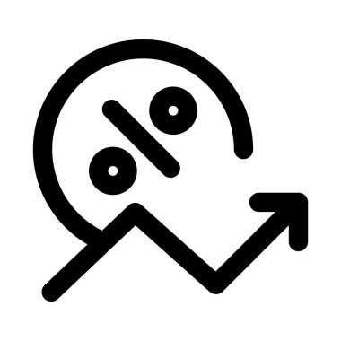 Satışlar, Teklif ve Terfi İçin Minimum Tasarımlı İndirimli Grafik Çubuğu Simgeleri