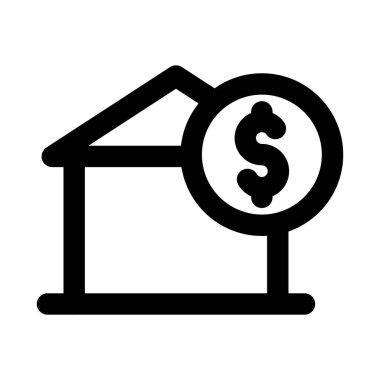 Banka Kredisi Simgesi Finans ve Kredi Çizgisi