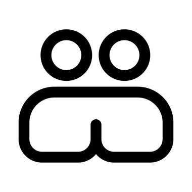 Düz Minimum Tasarımlı Topluluk Simgeleri İşbirliği, Takım Çalışması ve Sosyal Hizmet Tasarımı