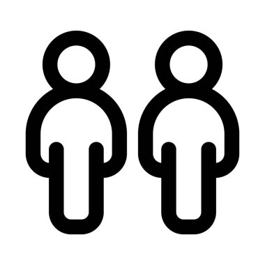 Düz Özet Tasarımı İşbirliği ve Liderlik İçin Halk Grubu Simgeleri