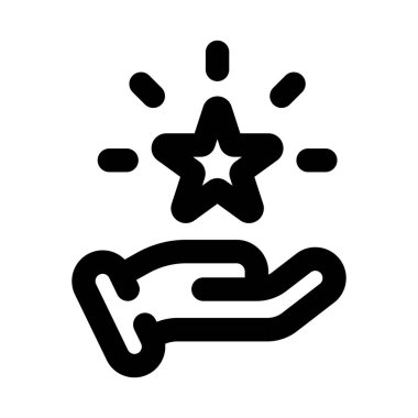 Müşteri bağlılığı, güven ve marka ilişkisi kavramını gösteren modern düz taslak tarzında sadakat simgesi