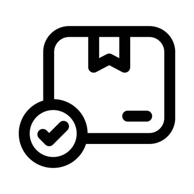 Sipariş, Nakliye Kutusu, Paket Teslimat simgesi paket işleme, sevkiyat yönetimi ve lojistik iş akışı kavramını gösteriyor