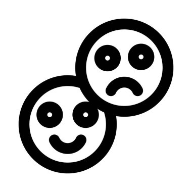 Ruh hali Değişiklikleri Simgesi zihinsel durumlardaki duyguları, duyguları ve psikolojik değişiklikleri temsil ediyor