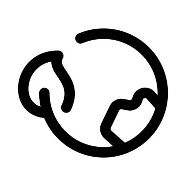 Çevresel bakımı, sürdürülebilirliği ve çevre dostu girişimleri temsil eden Yaprak Simgesi