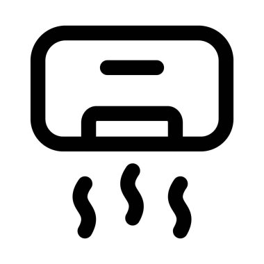 Klima Simgesi soğutma, iklim kontrolü ve kapalı alanlar için sıcaklık düzenlemesini temsil ediyor