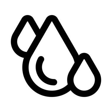 Su Damlası Simgesi, ev veya endüstriyel kullanım için sıvı, su ve sıvı yönetimi