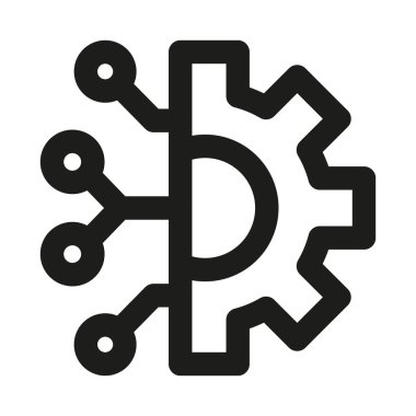 Veri işlemeyi, ayarları yapılandırmayı ve işyerini temsil eden Profesyonel Sistem Bütünleşme simgesi