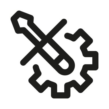 Hizmet araçlarını temsil eden Profesyonel Kurum Desteği simgesi, teknik yardım ve bakım görevi