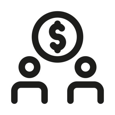 Muhasebe, bütçe, finansal planlama ve kontro temsilciliğini yapan Profesyonel Maliye Bakanlığı simgesi