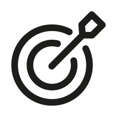 Hedef başarıyı, odaklanmayı, hassasiyeti ve hedef başarıyı temsil eden Doğru Okçuluk Kurulu simgesi