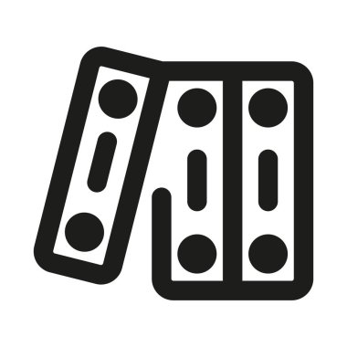 Arşiv simgesi. Depolama organizasyonunu temsil eden modern profesyonel asgari çizgi vektör simgesi netlik ve temiz görme arzusu