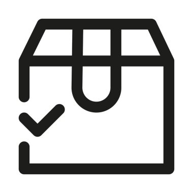 Nakliye, Teslimat ve Lojistik için Modern Teslimat Simgesi