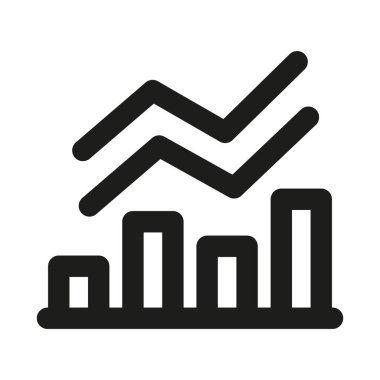 Analitik, Büyüme ve Financ için Modern Piyasa Performans Simgesi
