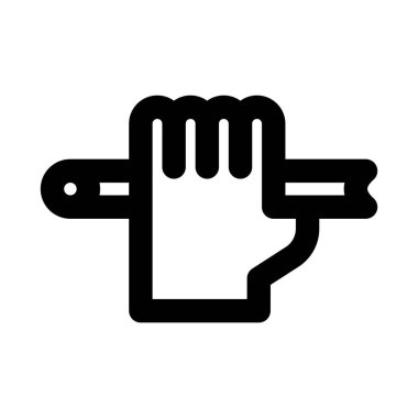 Modern Satır Simgesi Yazılıyor. Yaratıcılık notlarını ve belge oluşturmayı temsil eden profesyonel asgari vektör sembolü