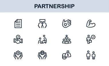 Ortaklık Simgesi Özellikleri: İşbirliği, Takım Çalışması, Anlaşma ve İş Birliği Sembolleri