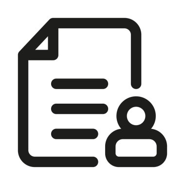 Profesyonel hat simgesi ile bağlantı kur. Modern kullanıcı ve iletişim konseptine sahip Profesyonel Satır Vektörü Simgesi, minimal temiz tasarım ve ölçeklenebilir hesap simgesi