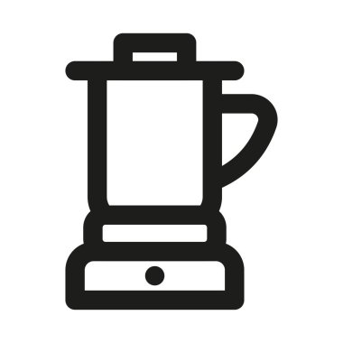 Profesyonel Blender Modern Satır Simgesi. En düşük mutfak aletleri smoothie pişirme hazırlık ana hatları
