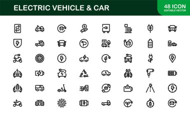 Uygulamalar, Web siteleri, Otomotiv Projeleri ve Sürdürülebilir Mobil Tasarımlar için Yüksek Kaliteli Vektör Grafikleri