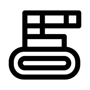 Yüzey yenileme için yer zımparalama ikonu. Zemin zımparalama Modern Profesyonel Çizgi Simgesi, bakım onarımı, ahşap döşeme ve onarımını temsil eden minimal temiz tasarımı var.