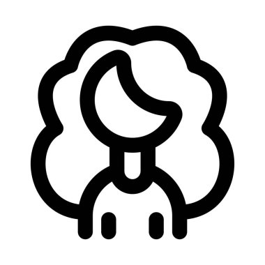 Sosyal medya varlığı için bir ikon. Etkilenen Modern Profesyonel Satır Simgesi çevrimiçi kişilik içeriği oluşturucu promosyonu ve izleyici katılımcılarını temsil eden minimal temiz tasarım ile