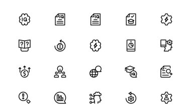 Analitik Mantık Bulma Kavramları Modern Profesyonel Satır Simgesi Belirleme Eşsiz, Asgari, Piksel Mükemmel Stratejik Düşünce ve Zeka Vektör Sembolleri