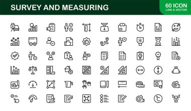 Doğrulama Veri Analizi ve Hassasiyet Araçları için Modern Minimum Vektör Sembolleri ile Profesyonel Satır Simgesi Belirleme ve Ölçme