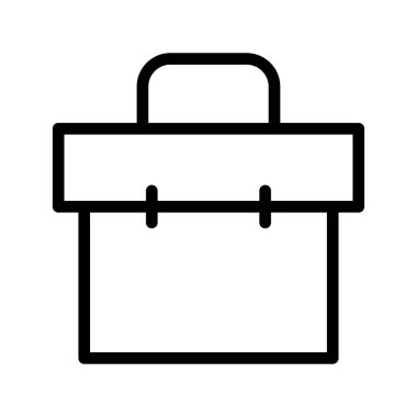 İş, kurumsal iş ve ofis organizasyonu için profesyonel evrak çantası simgesi