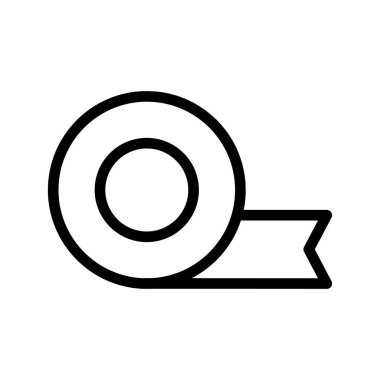 Ofis, ambalaj ve el işi için pratik bant simgesi ayarlandı