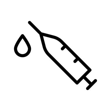 Steril Şırınga Simgesi Koleksiyonu: Profesyonel Tıbbi Enjeksiyon ve Sağlık Aşılama Sembolleri