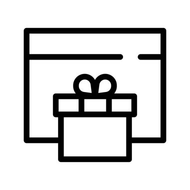 Hediyeler, Kutlamalar, Tatil Sürprizleri ve Özel Durum Verme İçin Kutlama Kutusu Simgesi