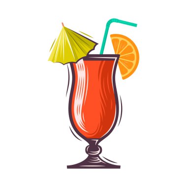 Bardakta samanla tekila kokteyli.