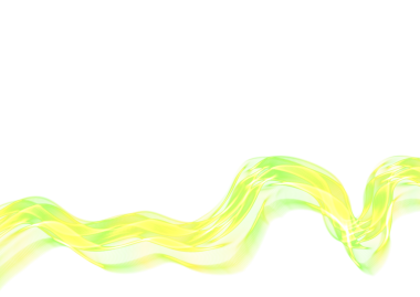 Şeffaf arkaplan üzerinde soyut sarı atlı ışık dalgası png