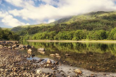 Loch Lubnaig Loch Lomond ve Trossachs Milli Parkı içinde