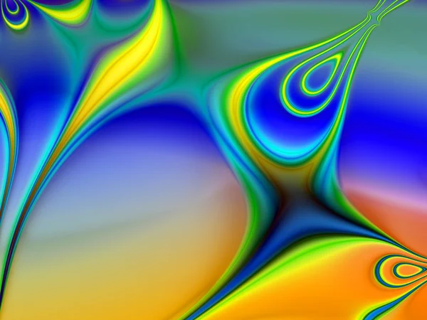 Abstract psychedelic effect fractal — Stock Photo, Image