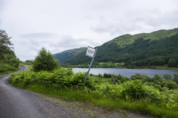 Écossais lieu de passage panneau routier — Photo