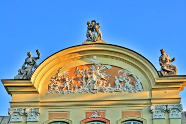 Potocki Palace in Radzy Podlaski, Poland                               