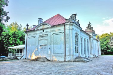 Potocki Palace in Radzy Podlaski, Poland                               